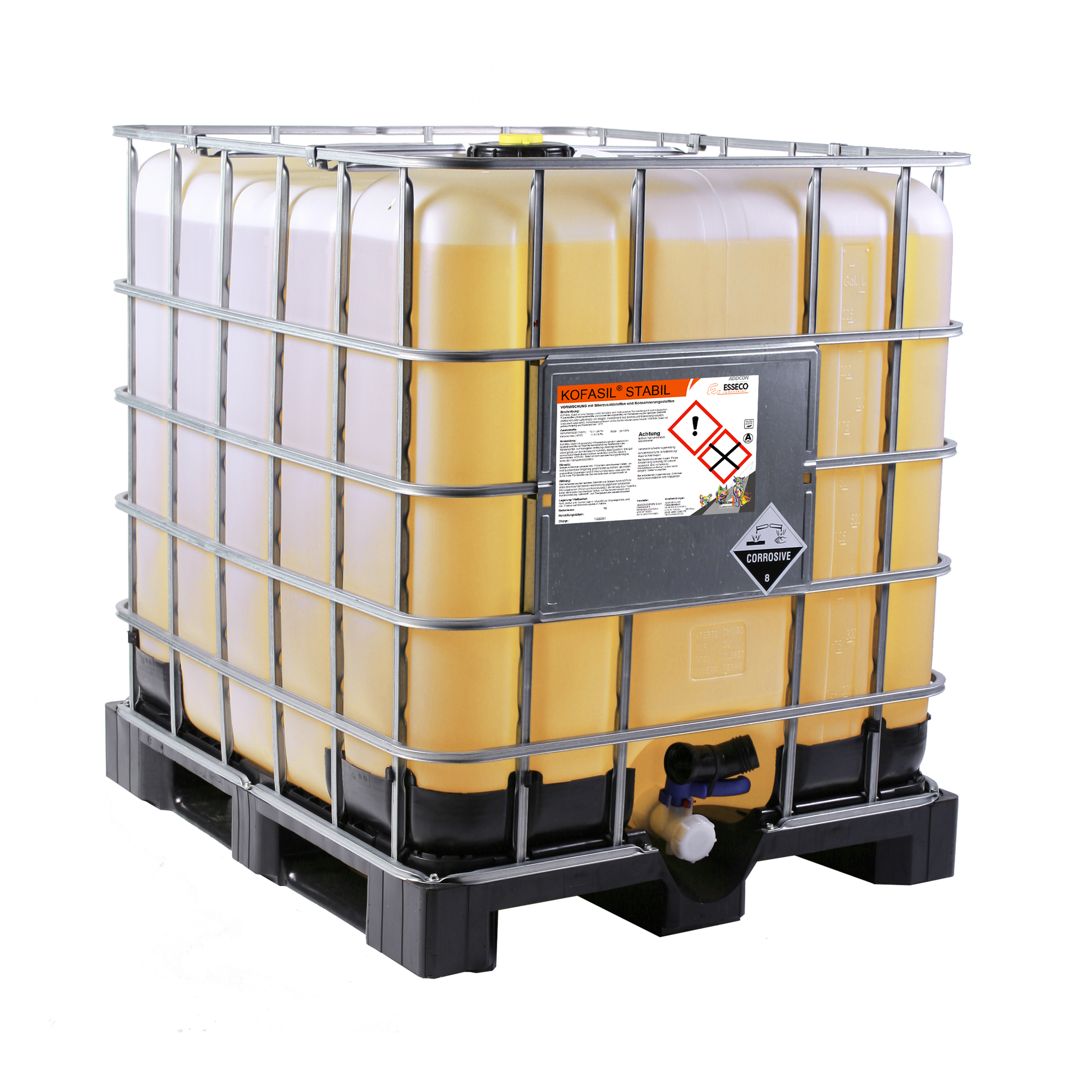 KOFASIL STABIL Siliermittel im 1.000-Liter-IBC-Container für stabile Silagen