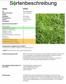 RUSA, t. Bastardweidelgras - Lolium hybridum
